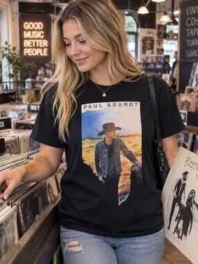 PAUL BRANT BAND WOMENS TEE-(MEDIUM)
